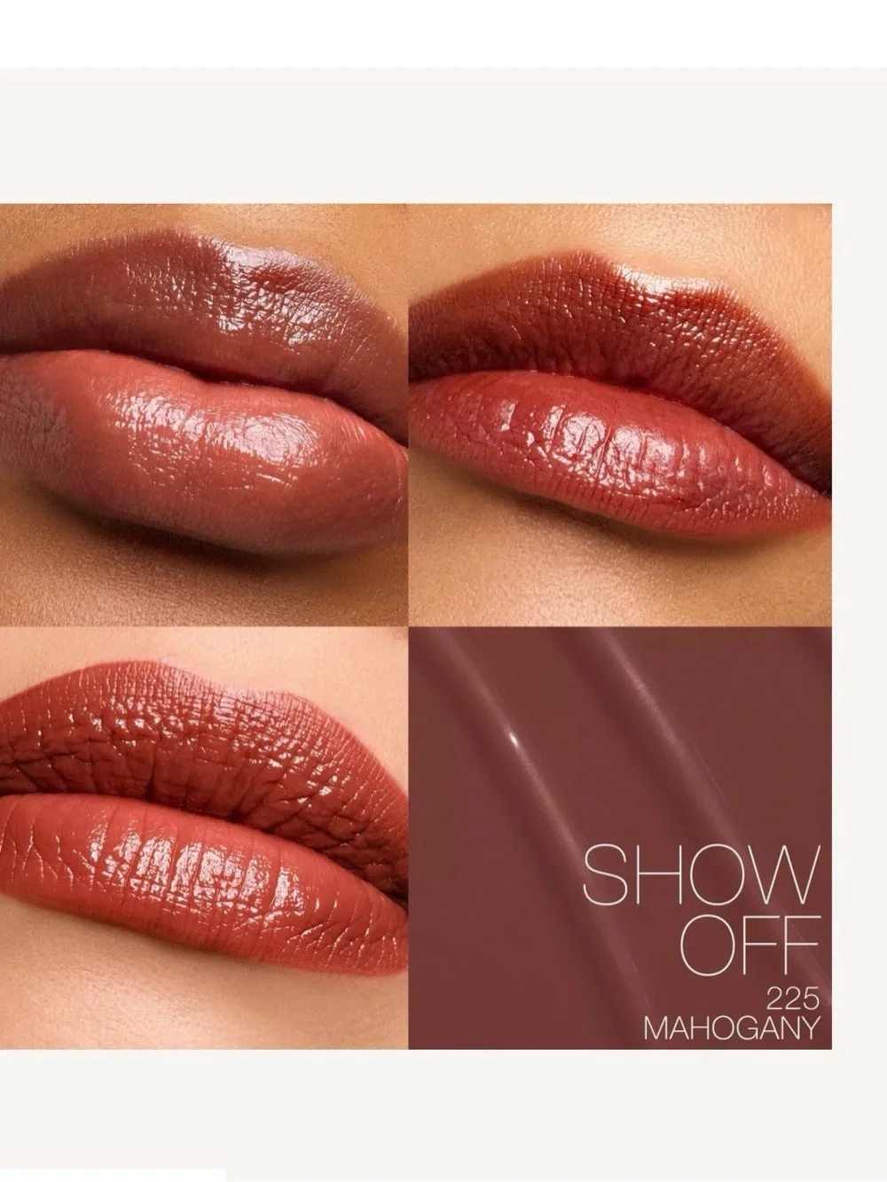NARS Afterglow Sensual Shine Show Off 225 Lipstick NWT